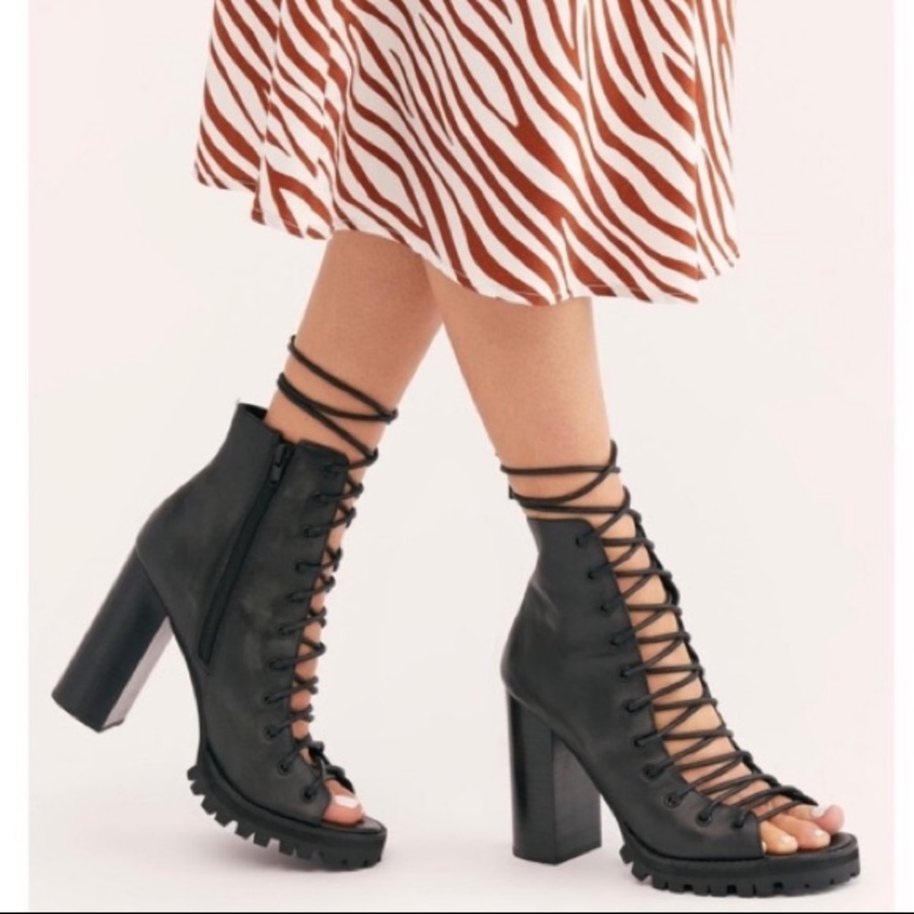 Free People x Jeffrey Campbell Palermo Heels